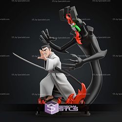 Samurai Jack Diorama 300mm STL Files