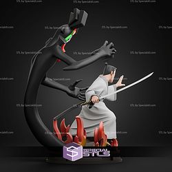 Samurai Jack Diorama 300mm STL Files