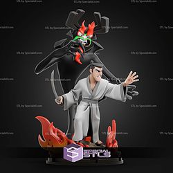 Samurai Jack Diorama 300mm STL Files