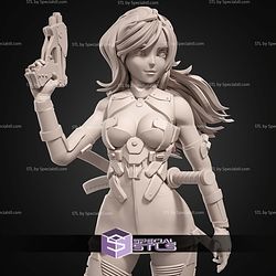 Samurai Mech Pilot STL Miniatures