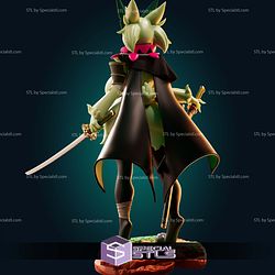 Samurai Meowscarada Pokemon STL Files