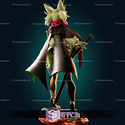 Samurai Meowscarada Pokemon STL Files