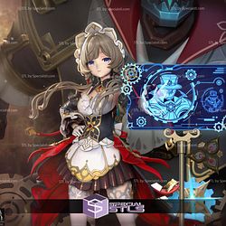 Sandrone And Pulonia Genshin Impact 211mm STL Files