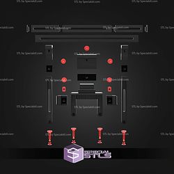 Screen Buddy Godzilla 256 Build Plate STL Files