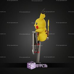 Screen Buddy Pikachu 256 Build Plate STL Files