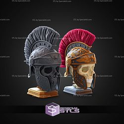 Simple STL Collection Legion of Death Helmet Display