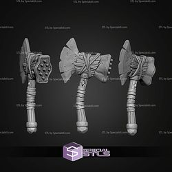 Simple STL Collection Sylized Axe