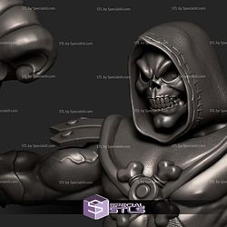 Skeletor On Panther Battle STL Files