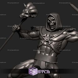 Skeletor On Panther Battle STL Files