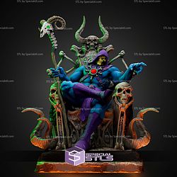 Skeletor On Skull Throne 1 6 STL Files