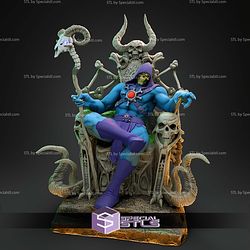 Skeletor On Skull Throne 1 6 STL Files