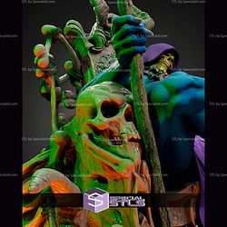 Skeletor On Skull Throne 1 6 STL Files