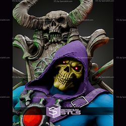Skeletor On Skull Throne 1 6 STL Files