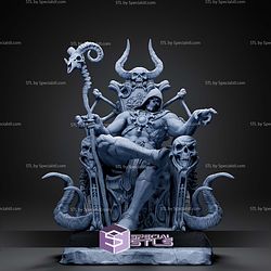Skeletor On Skull Throne 1 6 STL Files