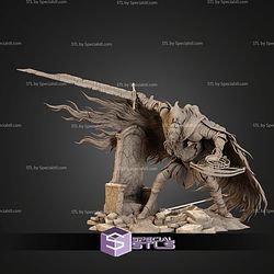 Slave Knight Gael 337mm Dark Souls STL Files