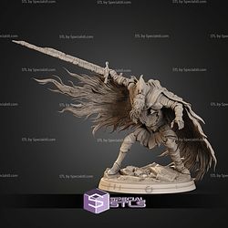 Slave Knight Gael For Board Game Dark Souls 78mm STL Files