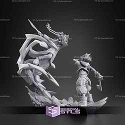 Sora Vs Roxas Kingdom Hearts II 264mm STL Files