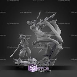 Sora Vs Roxas Kingdom Hearts II 264mm STL Files