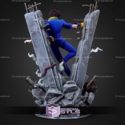 Spike Spiegel From Cowboy Bebop 349mm Realistic STL Files
