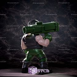 Super Basic STL Arnold Schwarzenegger 1985 Multipart No Ams