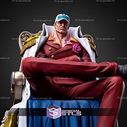Akainu On Throne STL Files