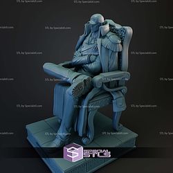 Akainu On Throne STL Files