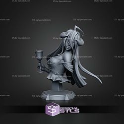 Albedo Overlord On Stair Bust 143mm STL Files