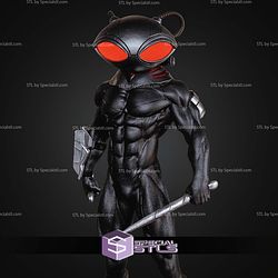Black Manta Museum Pose STL Files