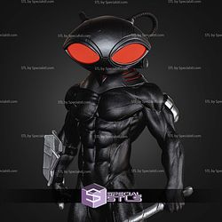 Black Manta Museum Pose STL Files