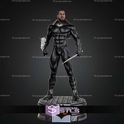 Black Manta Museum Pose STL Files