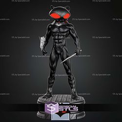 Black Manta Museum Pose STL Files