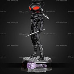 Black Manta Museum Pose STL Files