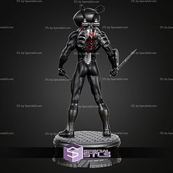 Black Manta Museum Pose STL Files