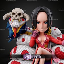Boa Hancock On Snake Chibi STL Files