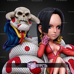 Boa Hancock On Snake Chibi STL Files