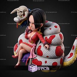 Boa Hancock On Snake Chibi STL Files