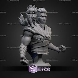 Bust Of Carl And Princess Donut 106mm STL Files