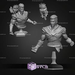 Bust Of Carl And Princess Donut 106mm STL Files