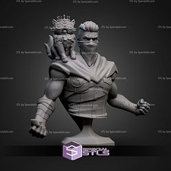 Bust Of Carl And Princess Donut 106mm STL Files