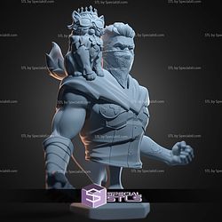 Bust Of Carl And Princess Donut 106mm STL Files