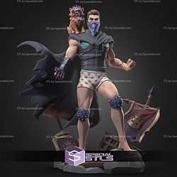 Carl And Princess Donut Dungeon Crawler 207mm STL Files