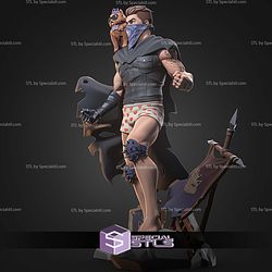 Carl And Princess Donut Dungeon Crawler 207mm STL Files
