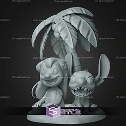 Chibi STL Collection Lilo and Stitch