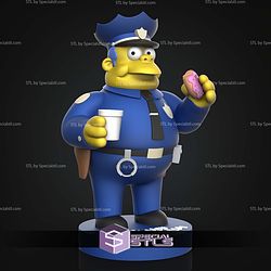 Chief Wiggum The Simpsons STL Files