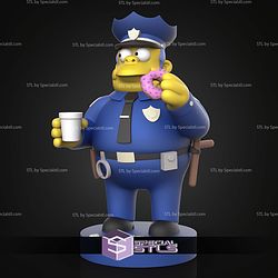 Chief Wiggum The Simpsons STL Files