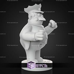 Chief Wiggum The Simpsons STL Files