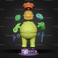 Chief Wiggum The Simpsons STL Files