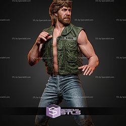 Chuck Norris Lone Wolf 350mm STL Files