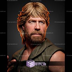 Chuck Norris Lone Wolf 350mm STL Files