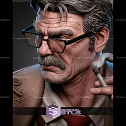 Commissioner Gordon 425mm STL Files